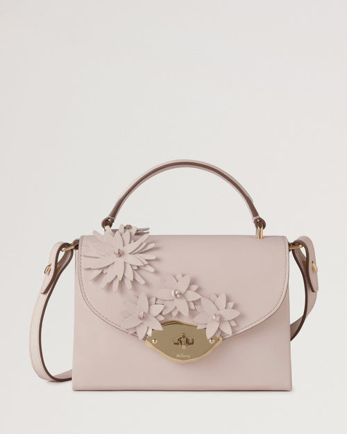 MULBERRY Small Lana Top Handle | 瑪百莉 小款 Lana 手提包(花卉粉) - LondonKelly 英國名牌代購