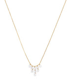 PERSEE Yellow Gold and Diamond Celeste Triangle Necklace | 黃金鑽石三角頸鏈 (黃金) - LondonKelly 英國名牌代購