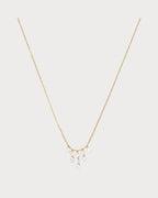 PERSEE Yellow Gold and Diamond Celeste Triangle Necklace | 黄金钻石三角颈链 (黄金) - LondonKelly 英国名牌代购