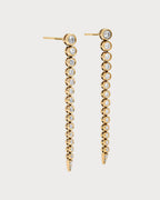PERSEE Yellow Gold and Diamond Danae Gradient Earrings | 黄金钻石渐层耳环 (黄金款) - LondonKelly 英国名牌代购