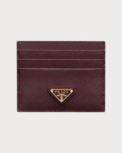 PRADA 1MC025 Saffiano Leather Triangle Logo Card Holder | 普拉达 卡套 (多色) - LONDONKELLY 英国名牌代购