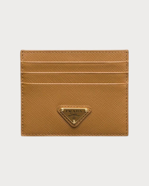 PRADA 1MC025 Saffiano Leather Triangle Logo Card Holder | 普拉达 卡套 (多色) - LONDONKELLY 英国名牌代购
