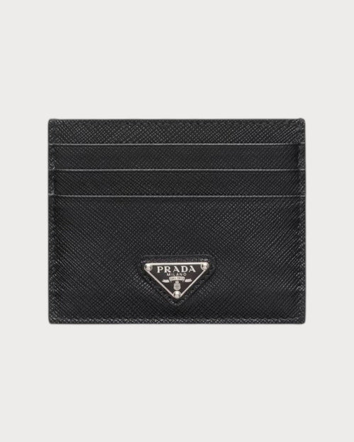 PRADA 1MC025 Saffiano Leather Triangle Logo Card Holder | 普拉达 卡套 (多色) - LONDONKELLY 英国名牌代购