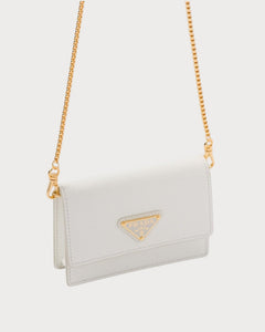 PRADA 1MR034 Card Holder with Chain Shoulder Strap | 普拉达 银包连链带 (多色) - LONDONKELLY 英国名牌代购
