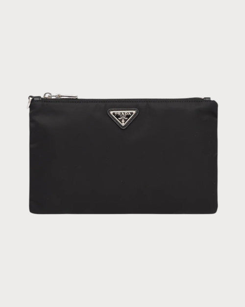PRADA 2NH004 Men's Re - Nylon and Saffiano Leather Pouch Black | 普拉达 男仕手袋 (黑色) - LONDONKELLY 英国名牌代购