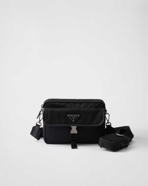 PRADA 2VH133 Men's Re - Nylon and Saffiano Leather Shoulder Bag | 普拉達 男仕手袋 (黑色) - LondonKelly 英國名牌代購