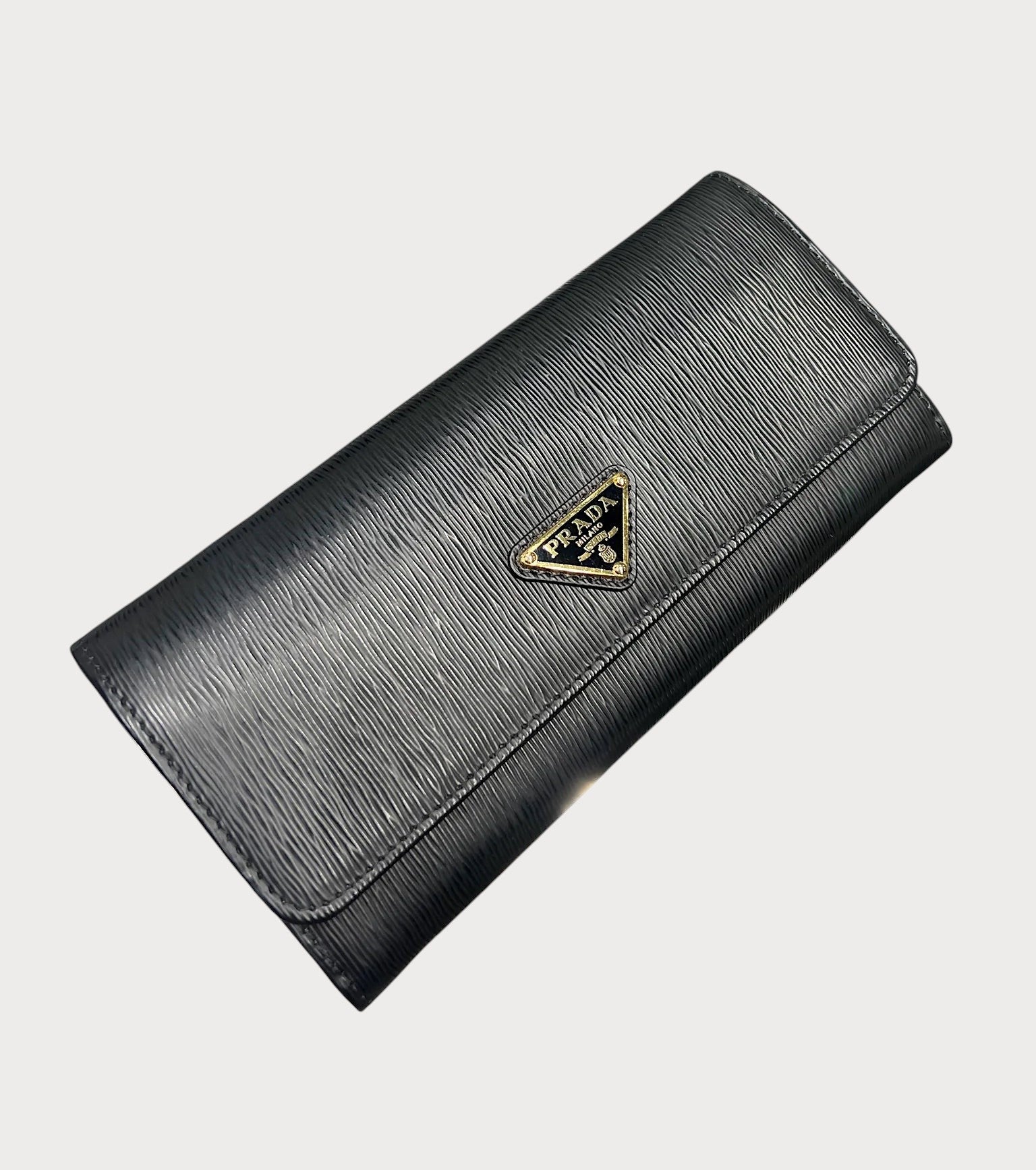 PRADA Flap Long Wallet(Black) | LONDONKELLY – LONDONKELLY 英國名牌代購