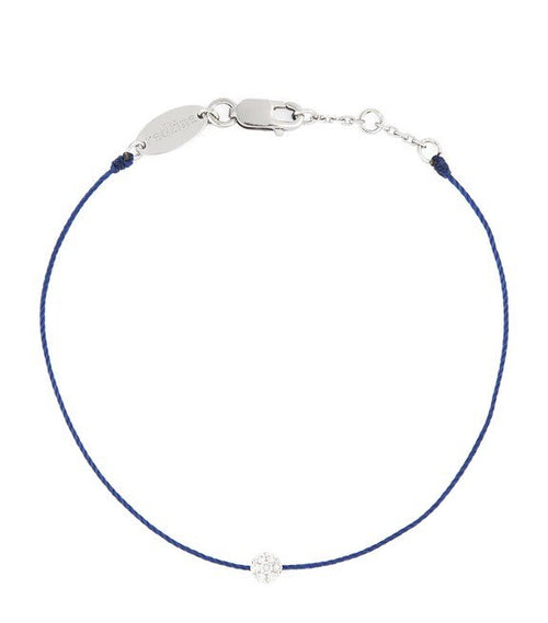 REDLINE White Gold and Diamond Illusion Bracelet | 紅繩 手鍊(白金/藍色) - LondonKelly 英國名牌代購