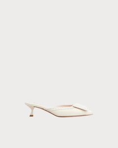 ROGER VIVIER Viv' in The City Mules in Suede | RV 麂皮穆勒鞋 (多色) - LondonKelly 英国名牌代购
