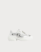 ROGER VIVIER Viv' on the Run Sneakers in Leather and Fabric | RV 运动鞋 (白银色) - LondonKelly 英国名牌代购