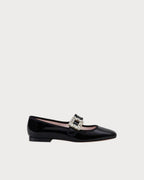 ROGER VIVIERE Tres Vivier Mary Janes in Patent Leather | RV 漆皮材质玛丽珍鞋 (黑色) - LondonKelly 英国名牌代购