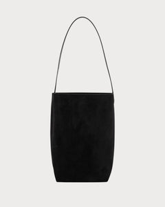 THE ROW Park Medium Suede Tote | 手袋 (黑色) - LONDONKELLY 英國名牌代購