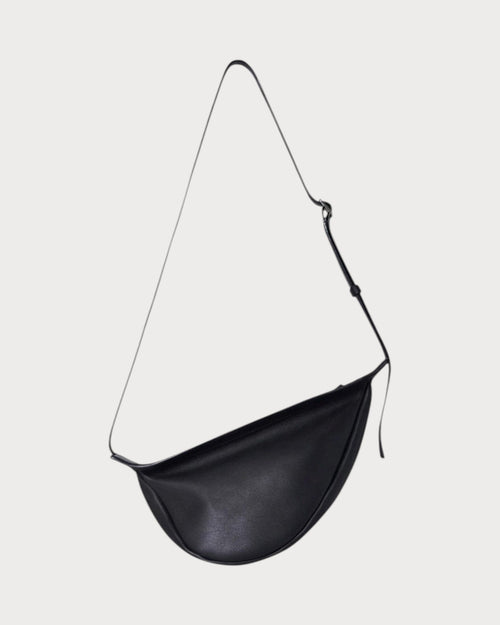 THE ROW Small Slouchy Banana Bag in Leather | 手袋 (黑色) - LONDONKELLY 英国名牌代购