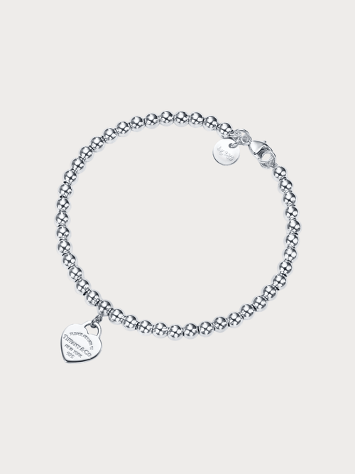 TIFFANY & CO. Return to Tiffany Heart Tag Bead Bracelet(Silver) - LONDONKELLY 英國名牌代購