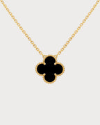 VAN CLEEF & ARPELS Vintage Alhambra Onyx Pendant | 梵克雅寶 縞瑪瑙吊墜 (黃金) - LONDONKELLY 英國名牌代購