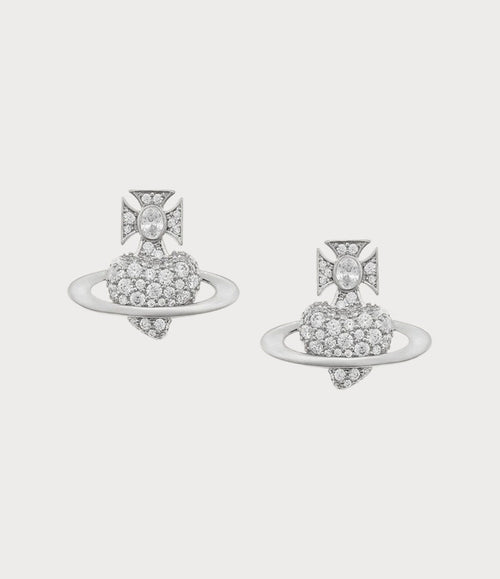 VIVIENNE WESTWOOD Agnatha Earrings | 西太后 耳环 (银色) - LONDONKELLY 英国名牌代购