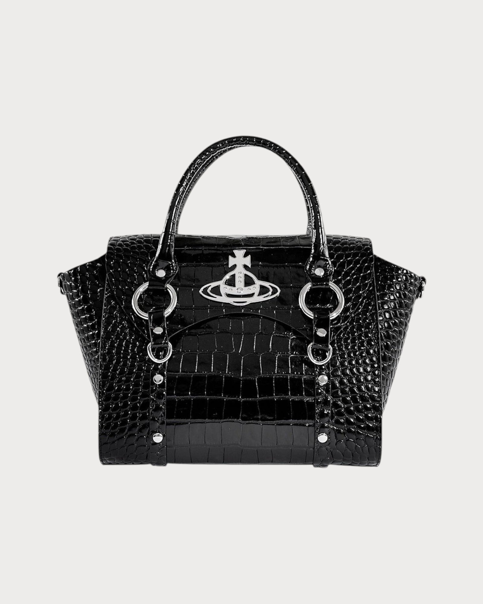 西太后 Betty Handbag 皮革手袋(中碼/黑色) | LONDONKELLY