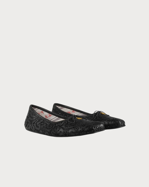 VIVIENNE WESTWOOD Brigitte Ballerina Shoe | 西太后 平底鞋 (黑色) - LondonKelly 英国名牌代购