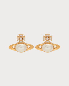 VIVIENNE WESTWOOD Gaby Orb Faux Pearl - Embellished Stud Earrings Silver | 西太后 耳环 (多色) - LondonKelly 英国名牌代购