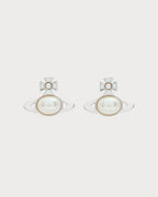 VIVIENNE WESTWOOD Gaby Orb Faux Pearl - Embellished Stud Earrings Silver | 西太后 耳环 (多色) - LondonKelly 英国名牌代购