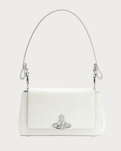 VIVIENNE WESTWOOD Hazel Medium Handbag Croc - Effect Leather | 西太后 鱷魚紋皮革手袋 (多色) - LondonKelly 英國名牌代購
