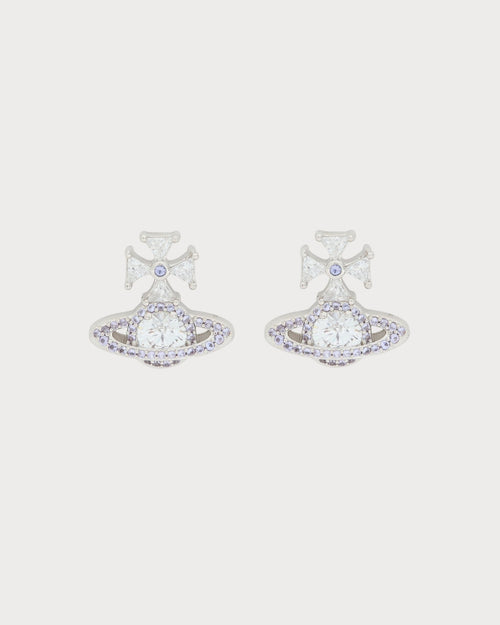 VIVIENNE WESTWOOD Mila Orb Pave Stud Earrings | 西太后 耳环 (多色) - LondonKelly 英国名牌代购