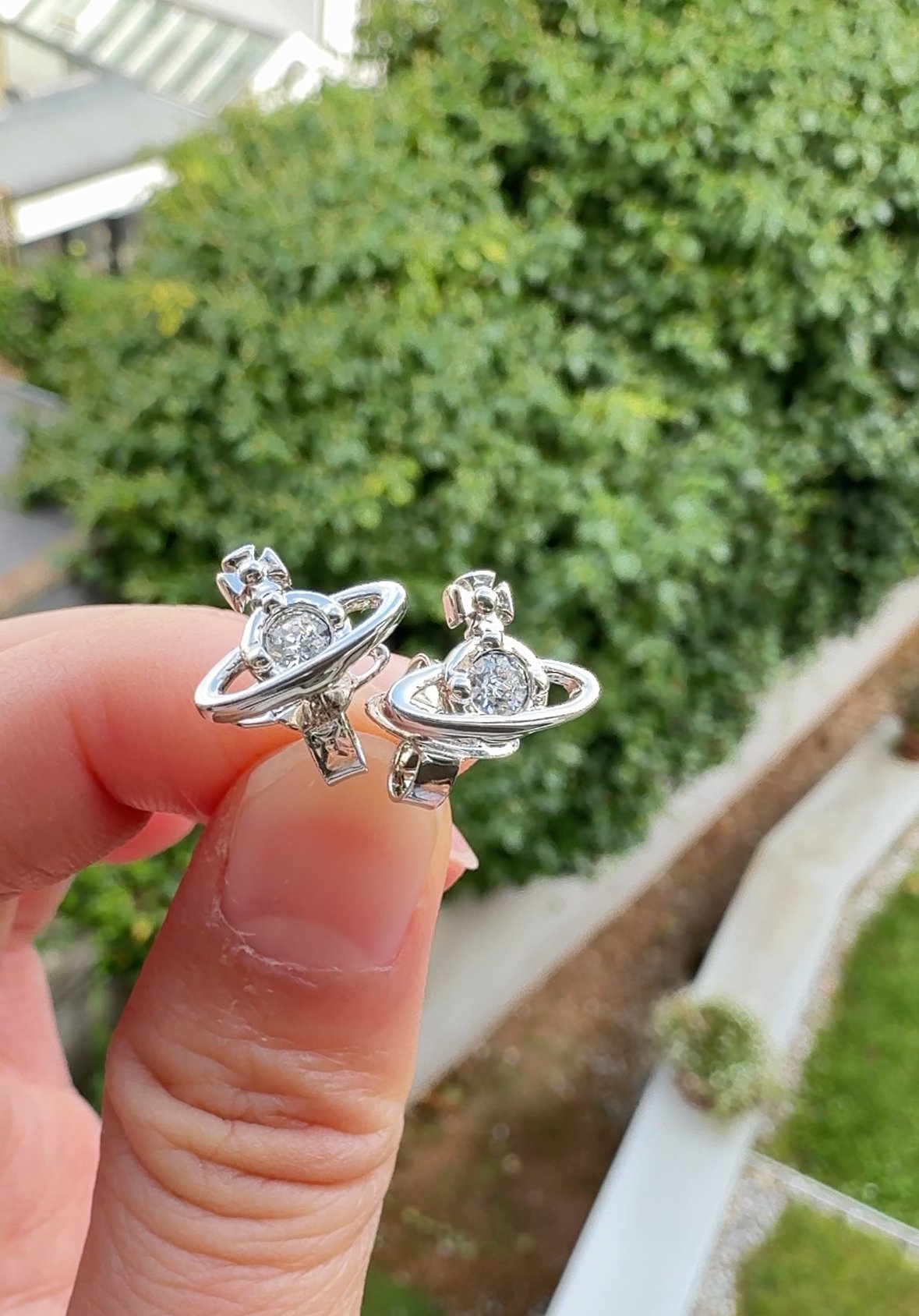 Vivienne Westwood NANO SOLITAIRE ピアス 片耳 VIVIENNE WESTWOOD Solitaire Earrings Brass(Nano/4 Colors