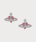 VIVIENNE WESTWOOD New Diamante Heart Earrings | 西太后 心形耳环 (多色) - LONDONKELLY 英国名牌代购