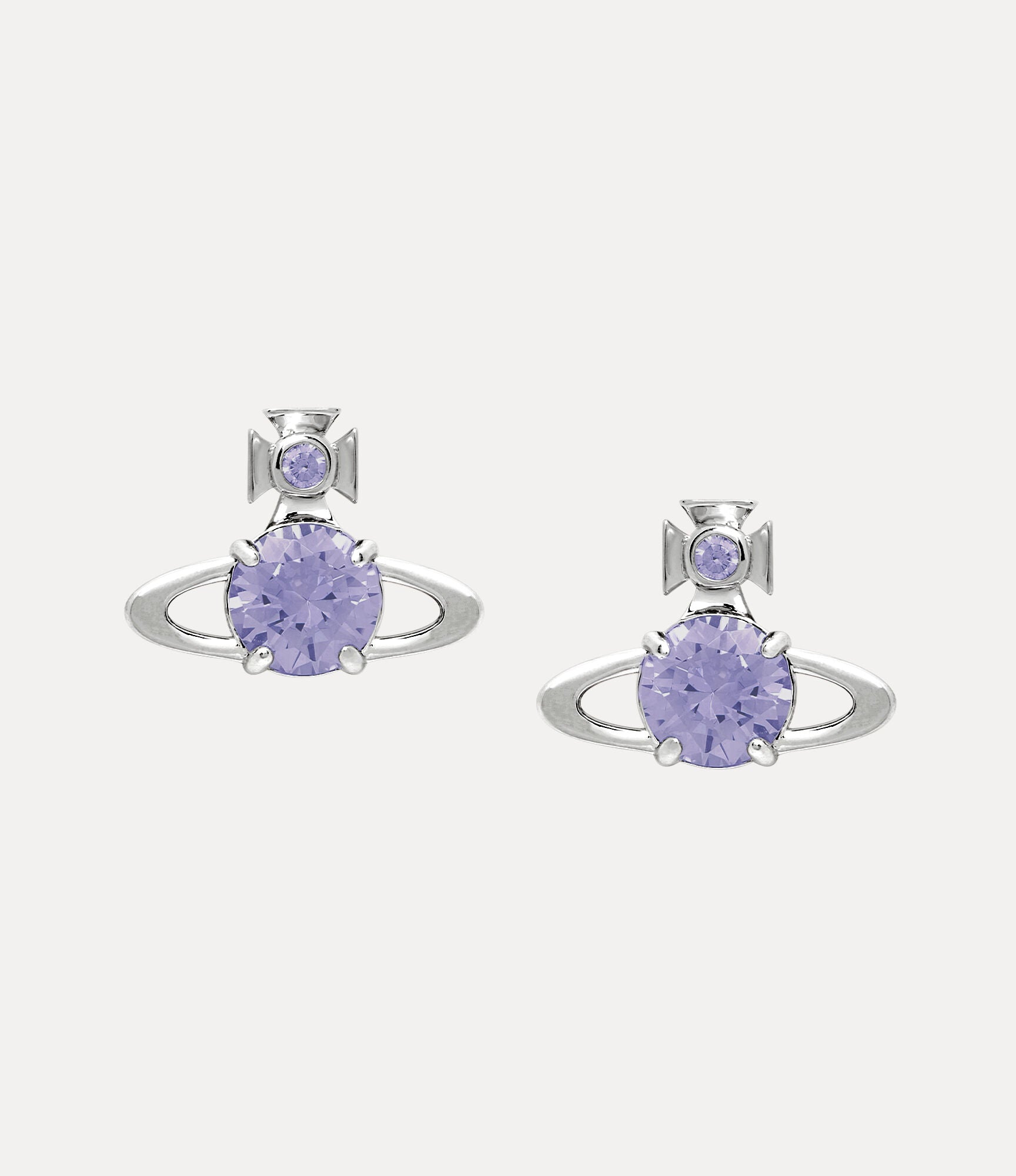 西太后 Reina Crystal-Embellished Orb 耳釘s 黃銅戒指(2色