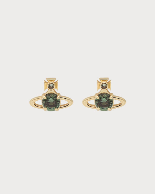 VIVIENNE WESTWOOD Reina Orb Stud Earrings | 西太后 耳环 (金色) - LondonKelly 英国名牌代购