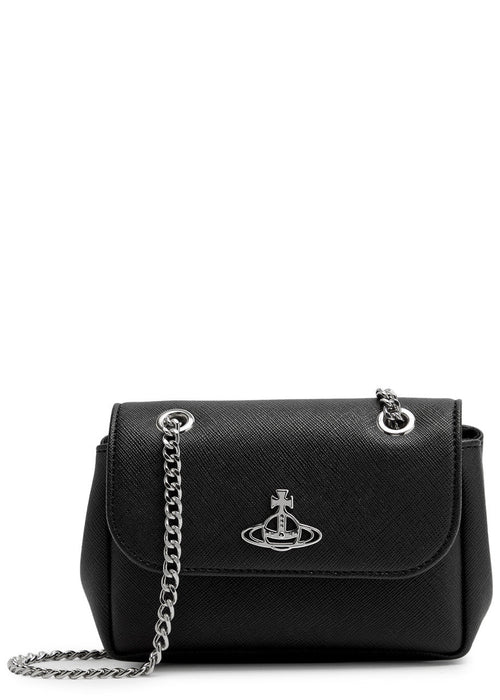 VIVIENNE WESTWOOD Small Faux Leather Cross - Body Bag | 西太后 手袋 (黑色) - LondonKelly 英國名牌代購