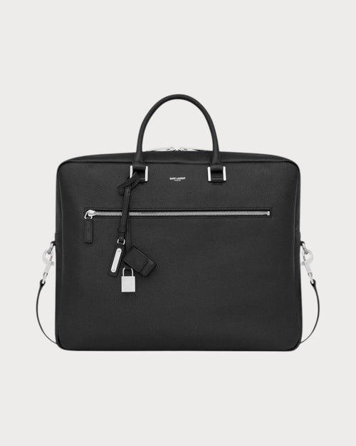 YSL SAINT LAURENT Men's Sac De Jour Large Briefcase | 圣罗兰 男仕公事包 (黑色) - LONDONKELLY 英国名牌代购