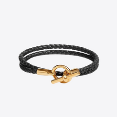 HERMES Double Tour Bracelet | 愛馬仕 手鐲 (Black)