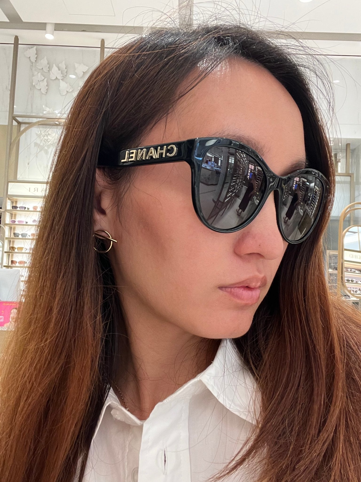 CHANEL Logo Sunglasses(Black) | LONDONKELLY – LONDONKELLY 英國名牌代購