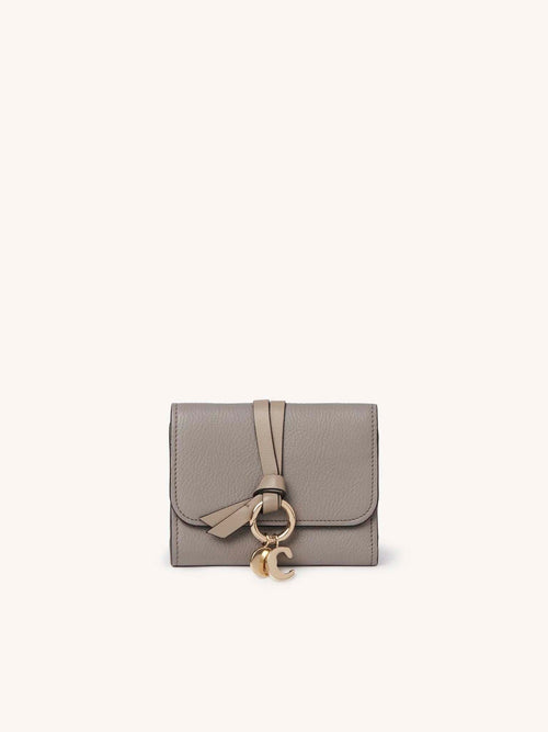 CHLOE Alphabet Small Tri-Fold Wallet | 蔻依 銀包 (Grey)
