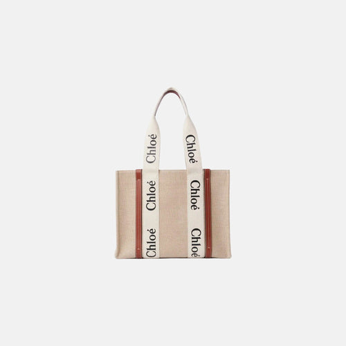 CHLOE Medium Woody Tote Bag | 蔻依 手提袋 (中碼/Tan)
