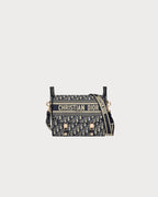 CHRISTIAN DIOR Medium Diorcamp Bag | 迪奧 郵差袋 (中碼/藍色老花) - LONDONKELLY