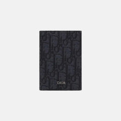CHRISTIAN DIOR Men's Bi-Fold Card Holder | 迪奧 男仕兩摺卡套 (Black)