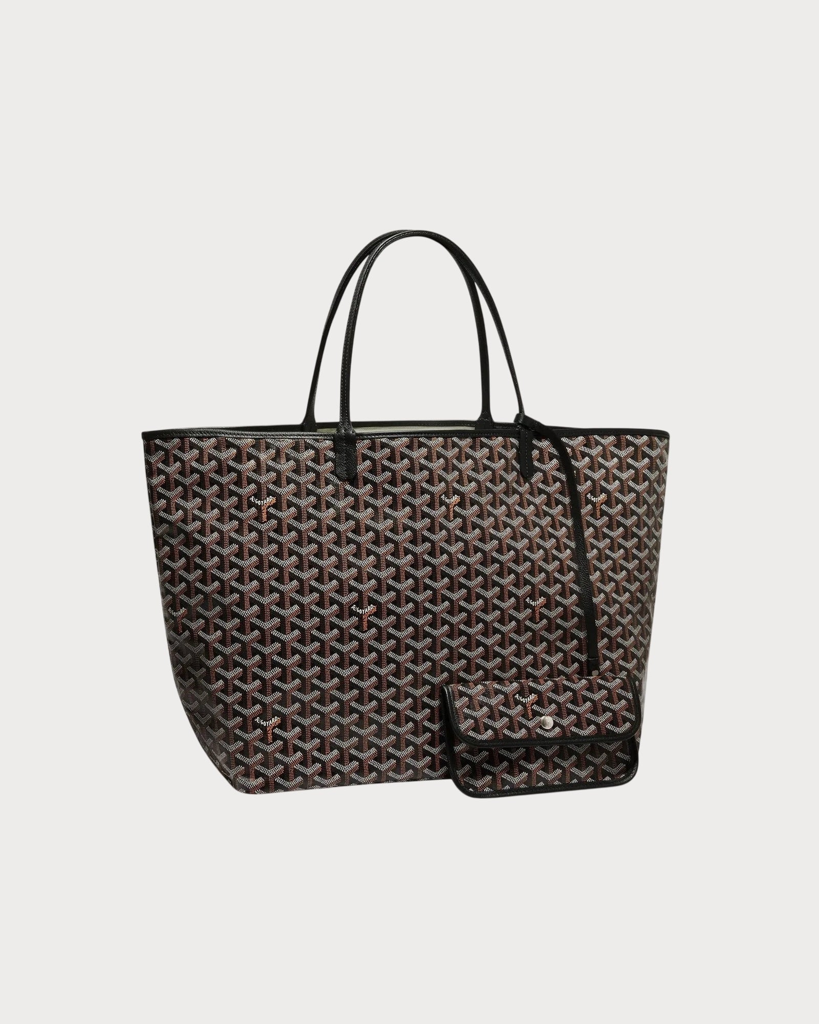 GOYARD Saint Louis Bag Goyardine Canvas & Calfskin(GM/Many