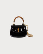 GUCCI Bamboo 1947 Mini Top Handle Bag | 古馳 手袋 (迷你/Black)
