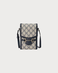 GUCCI Horsebit 1955 Mini Bag | 古驰 电话袋 (Black)