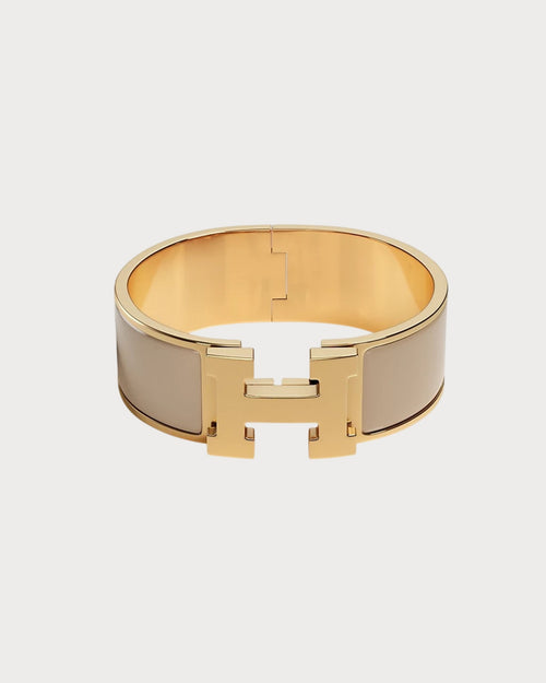 HERMES Clic Clac H Bracelet | 爱马仕 手镯 (Etoupe)