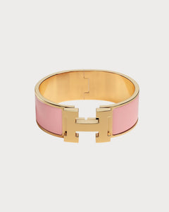 HERMES Clic Clac H Bracelet | 爱马仕 手镯 (Pink)