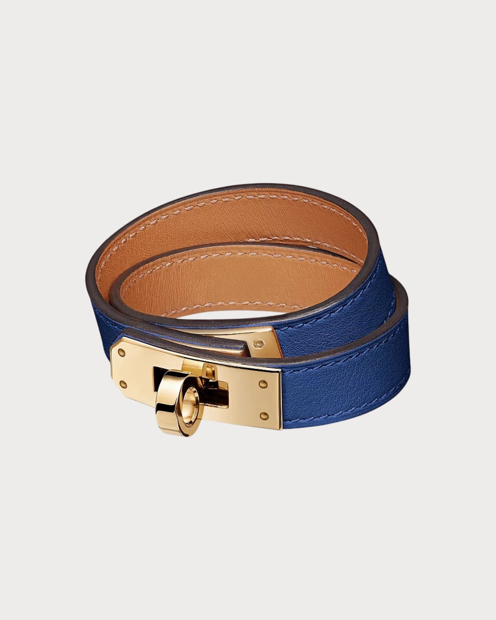 HERMES Kelly Double Tour Bracelet Swift Leather(Many