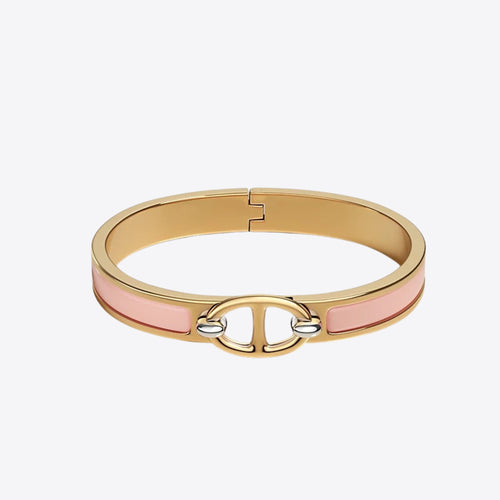 HERMES Mini Clic Chaine d'Ancre Bracelet | 愛馬仕 金色手鐲 (迷你/Rose)