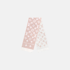 LOUIS VUITTON Essential Scarf | 路易威登 經典羊毛頸巾 (Beige Rose)