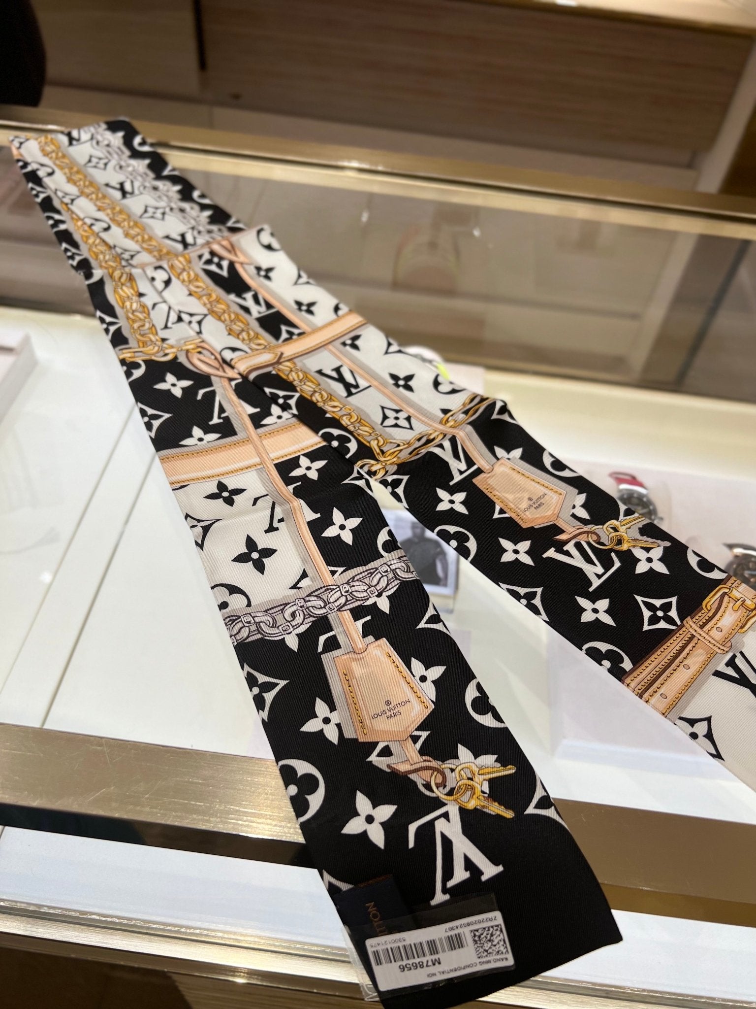 LOUIS VUITTON M78656 Monogram Confidential Bandeau(Black