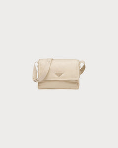 PRADA Small Padded Re-Nylon Shoulder Bag | 普拉達 手袋 (Beige)