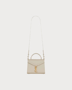 YSL Saint Laurent Cassandra Mini Top Handle Bag (White) | 圣罗兰 手袋