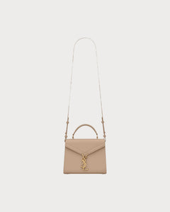 YSL Saint Laurent Cassandra Mini Top Handle Bag (Dark Beige) | 圣罗兰 手袋